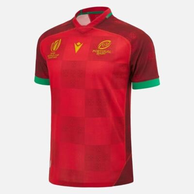2023 Portugal Kit World Cup Rugby Mens Shirt Home Away Jersey