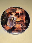 NORMAN ROCKWELL “Somebody’s Up There” 1979 CHRISTMAS PLATE W/Hanger-09,466F — photo 4