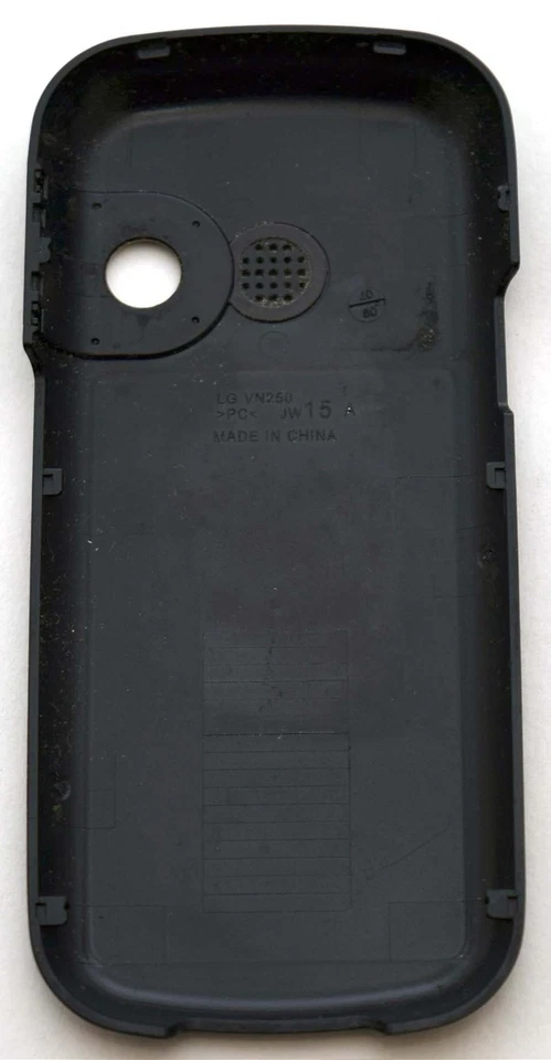 GENUINE LG Cosmos VN250 BATTERY COVER Door BLACK bar touch cell phone back - Image 2 of 2