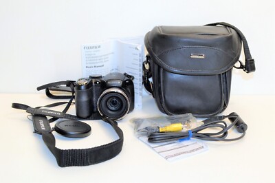 Fujifilm FinePix S Series S2500HD 12.2MP Digital Camera - Black