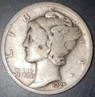 1925-P MERCURY DIME 90% SILVER Nice Coin