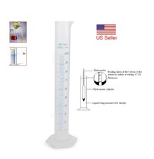 12" 250ml TEST JAR For Hydrometer Meter Alcohol Proof Whisky Moonshine Beer Wine