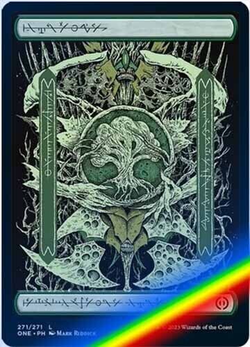 MTG Phyrexia All Will be One Full Art Foil Lands | eBay