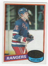 1980-81 Topps Unscratched Hockey Card #73 Anders Hedberg - New York Rangers