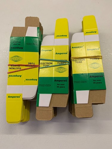 50 x AMPEREX TUBE-BOX CARTON BOX for Radio Tubes 12AU7-12ax7/ecc803S,E83CC