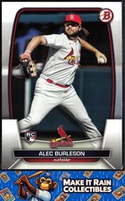 Alec Burleson 2023 Bowman #47 St. Louis Cardinals Rookie RC