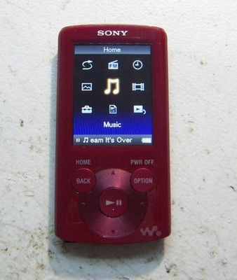 Sony Walkman NWZ-E364 (8GB) Digital Media MP3 Player Red. Works great