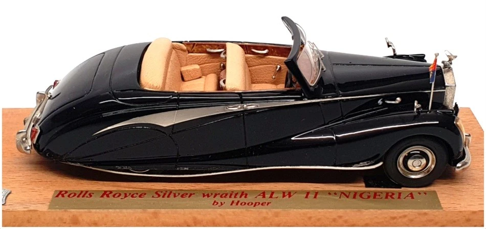 FYP Creations 1/43 Scale No.3 - Rolls Royce Silver Wraith ALW II Nigeria - Black - Image 3 of 4