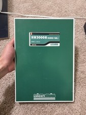 GREEN MAX 30734 Keihan 3000 series Rapid Express "Rakuraku" 8-Car N Model Train