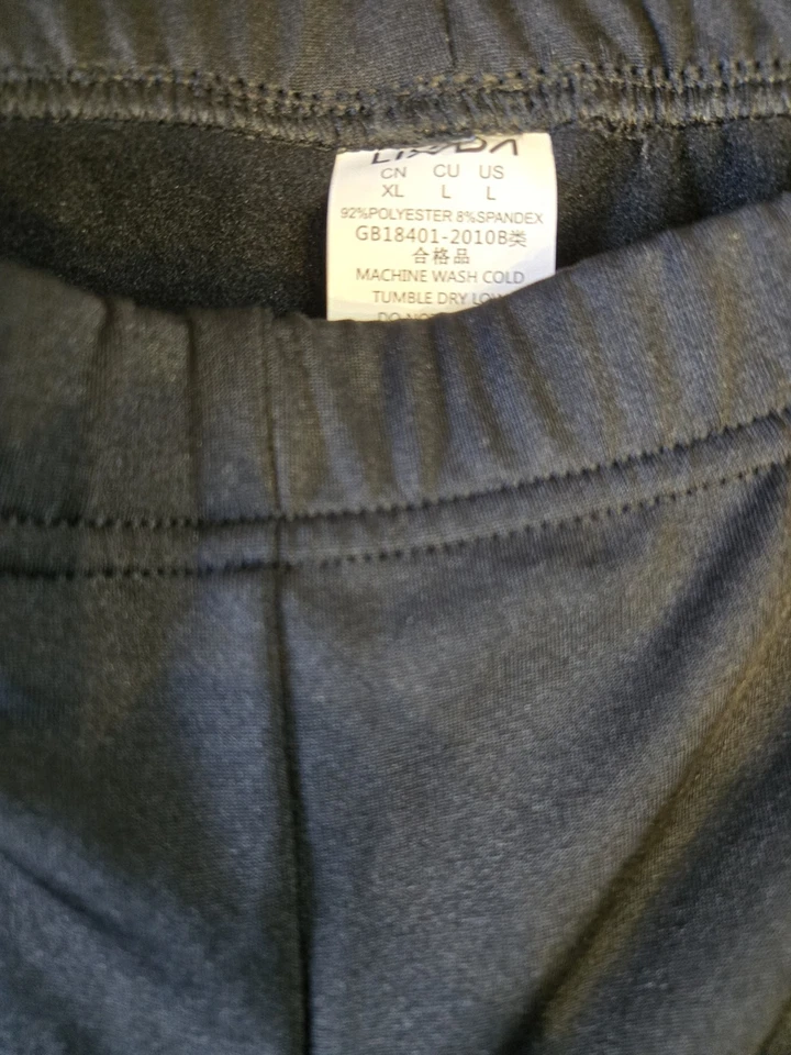 Medias de Ciclismo Lixada Acolchadas Térmicas Polar Cremallera Tobillo Reflectantes Negras Para Hombres L Foto 2 de 4