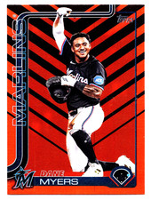 2025 Topps Update Series - Dane Myers #US228 Holiday Orange & Black Foil