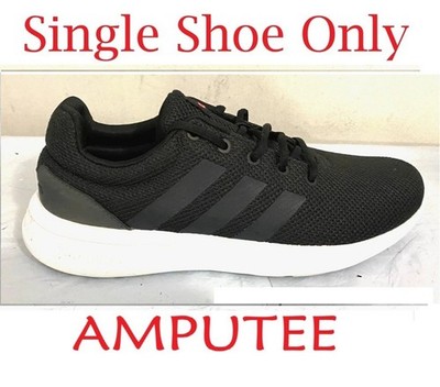 AMPUTEE adidas Men's Lite Racer CLN 2.0 SINGLE SHOE - PICK SIZE - BLACK