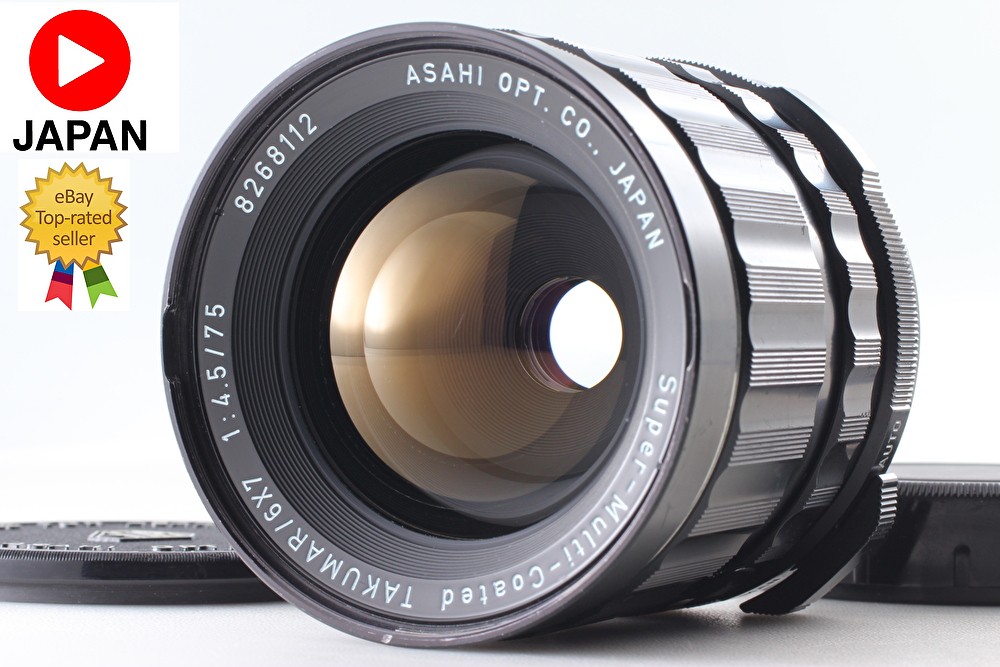✨美品✨ PENTAX SMC TAKUMAR 6×7 75mm F4.5 MINT w/ Cap ] Pentax SMC Takumar 6x7 75mm F4.5 MF Lens for 6x7 67