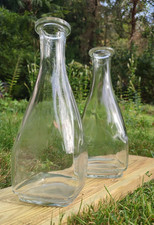 2 CARAFES EN VERRE BLANC POUR EAU, VIN & CO - 1 LITRE