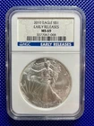 2010 * NGC * Silver Eagle S$1 * MS69 * EARLY RELEASES * #3377067-068