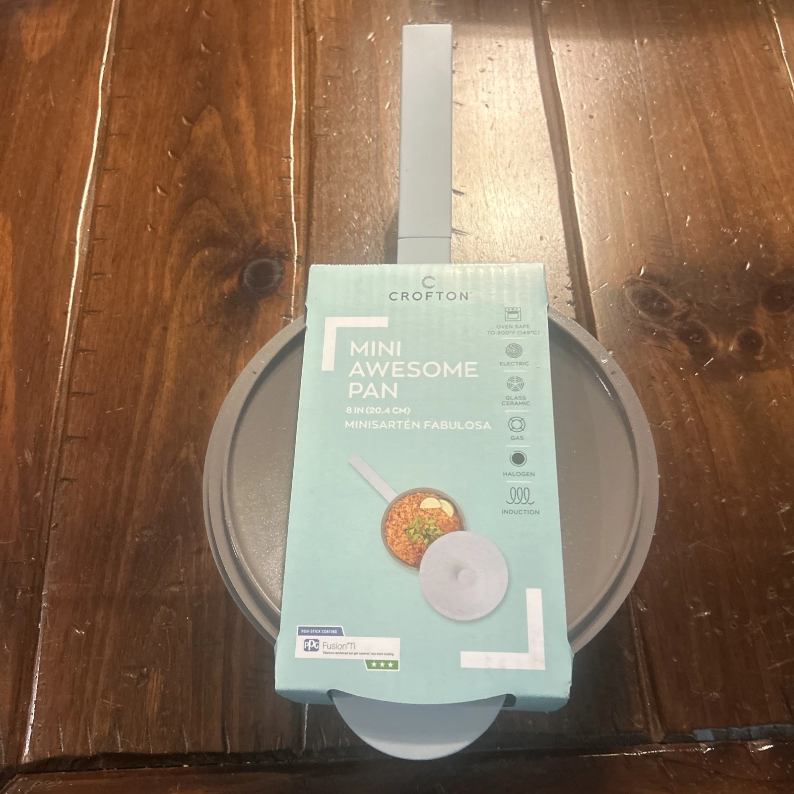 Crofton Mini Awesome 8" blue Fry Pan With Lid New From ALDI’s