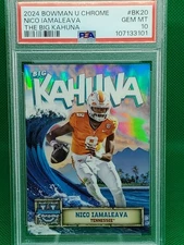 2024 Bowman U Chrome NICO IAMALEAVA #BK-20 Big Kahuna Case Hit |  PSA 10 GEM MT