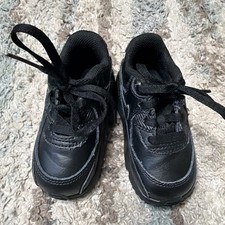 Nike Air Max 90 Shoes Toddler Size 5C Kids Triple Black 833416-001 Sneakers