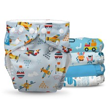 Charlie Banana 5 Pack Reusable Cloth Diaper, One Size - Marvelous Adventures