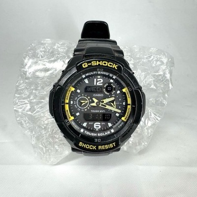 Casio G Shock Sky Cockpit GW 3500B Solar Wave Ceptor World Time & Watch