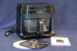 KeMar KHF 550 Heißluftfritteuse Airfryer Glas 5 5 Liter