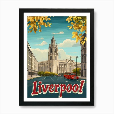 Aihrgdesign A Retro Reiseposter F Gerahmtes Wandbild Poster Leinwanddruck Bild
