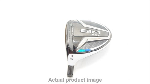 Taylormade Sim Max 15* #3 Fairway Wood Club Head Only 062450 Lefty Lh - Picture 2 of 4