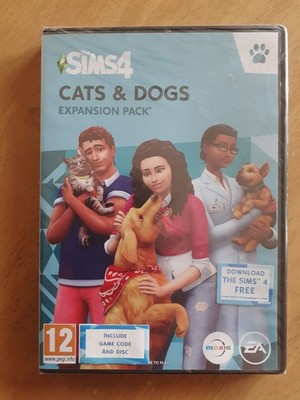 DIE SIMS 4 - CATS & DOGS EXPANSION PACK PEGI 12 PC NEU SEALED MIT CODE & DISC