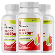Stimula Blood Support Supplement for Healthy Blood Pressure - 3 Bottles