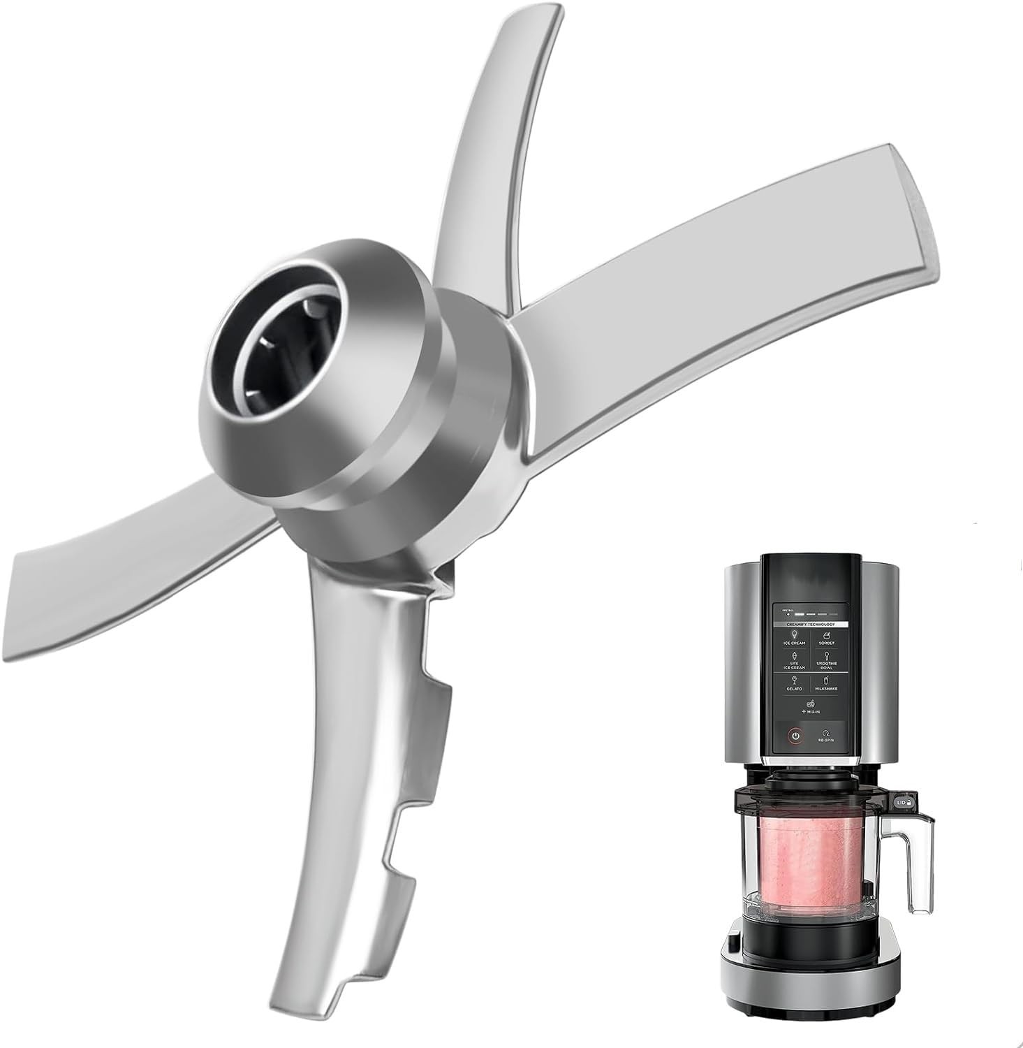 Paddle with Ninja Creami NC300 Series Ice Cream Makers,Parts