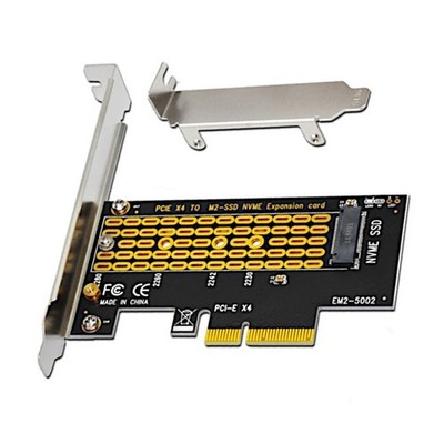 1 x Adapter Card Compatible M.2 Drive Sizes: 2260 (60mm), and 2280 (80mm)