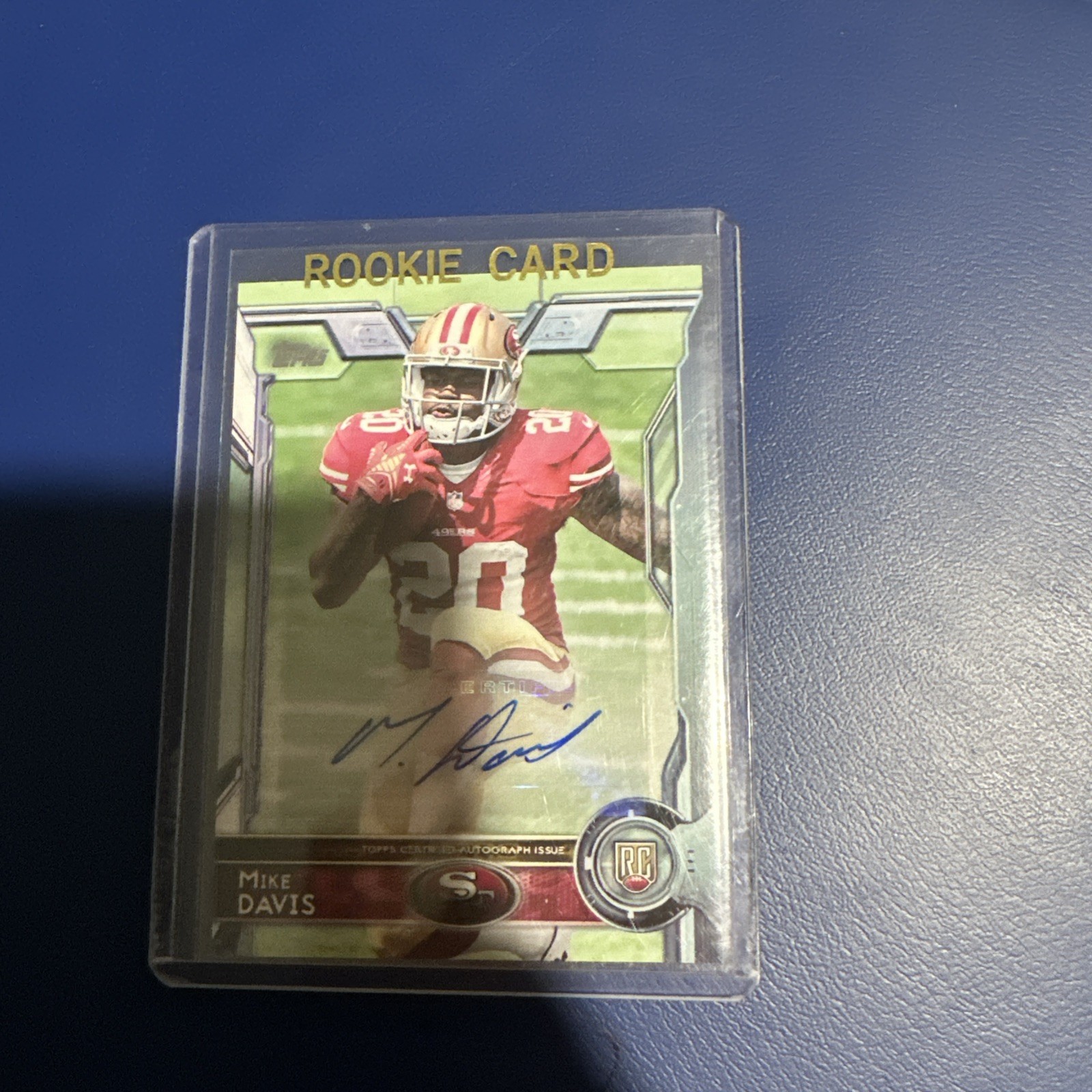 Mike Davis Topps #450 Autograph