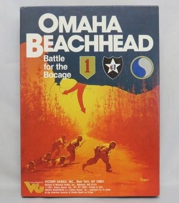 VG Victory Games : Omaha Beachhead - Battle for the Bocage (UNPUNCHED) EX