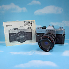 Canon FTb QL 35mm Film Camera w/ Tokina 28 - 70mm Lens - Made in Japan