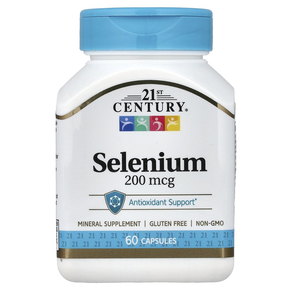 Selenium, 200 mcg, 60 Capsules