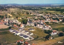 Carte LE BUISSON CUISSAC Vue générale aérienne