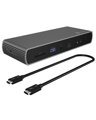 ICY BOX 10 in 1 Thunderbolt  4 Dock mit 2x 4K@60 Hz Videoausgang