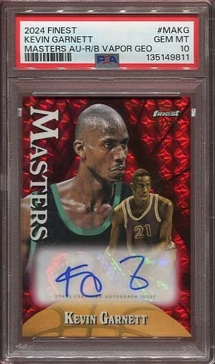 Kevin Garnett Basketball Original Autographed Sports Trading Cards