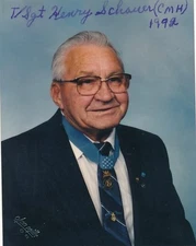 Henry Schauer- Signed Color Photograph (MOH)