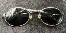 Vintage B L Ray-Ban W2839 PRAS Oval Sunglasses BL Etched Lenses Made In USA
