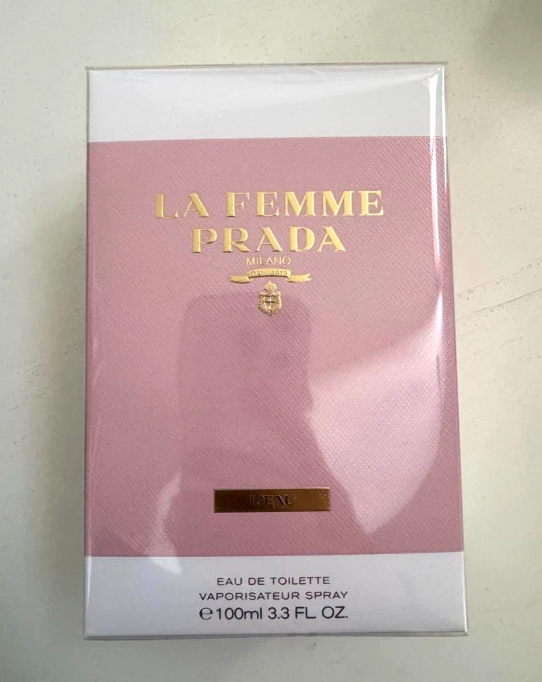 Prada La Femme L'eau Eau de Toilette para Mujer 100 ml/3,3 floz EDT Spray Sellado Foto 2 de 3