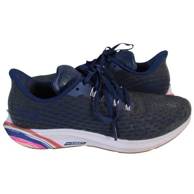 Nike Air Zoom Pegasus 35 Blue White Pink Running Shoes AH8392-400 Womens 9.5