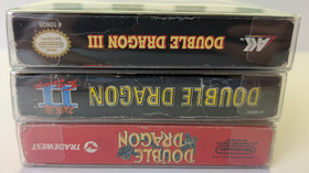Double Dragon Trilogy Set 1-3 Nintendo NES en Cajas con P&oacute;ster!