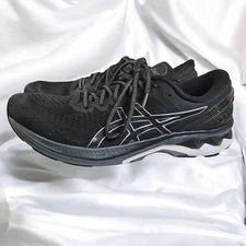 Asics Gel Kayano 27 Black White Men's Running Shoes Size 13 Cross Training Track