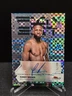 2025 Topps Finest UFC Randy Brown Refractor Blue Checkerboard Auto /75 On Card