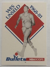 1990-91 NBA Hoops #344 Wes Unseld Washington Bullets