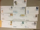 ten '80 Israel fdc with TAB personalities stamps