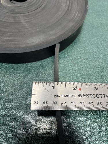 3/16” Neopren Gummi Solid Flex Flachband 1-3/16” Breite x 3/16” Dicke x 32 Fuß - Bild 6 von 8