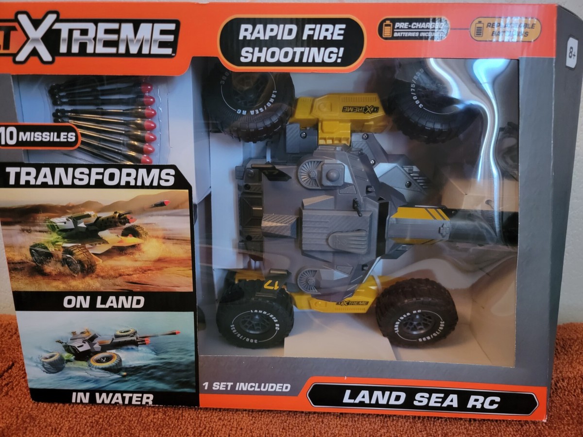 Little Tikes LTXtreme Land Sea RC 10 Missile Rapid Fire Shooting