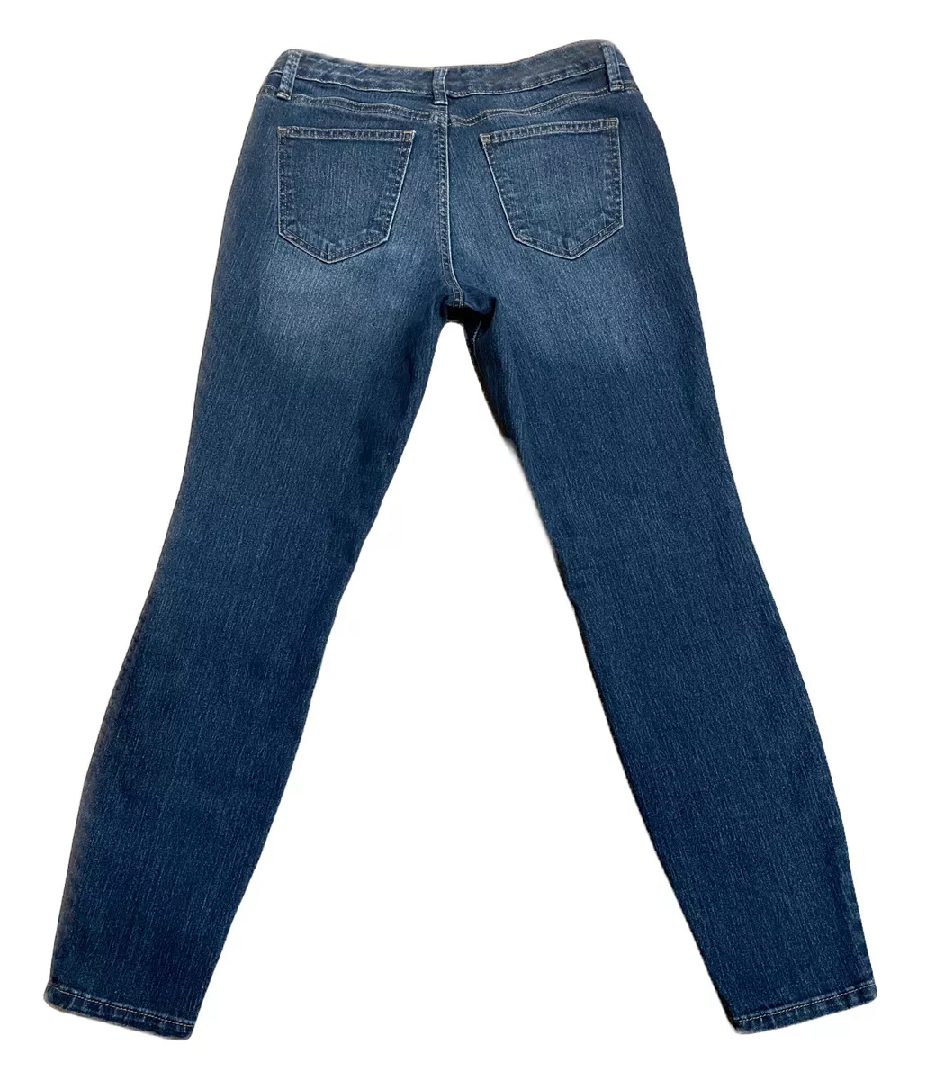 Nine West Women’s Jeans Cigarette Fit Skinny Leg Mid Rise Stretch Size 8r/29 EUC